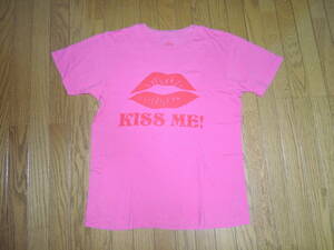 M エム Tシャツ M キスマーク KISS ME カットソー TMT /