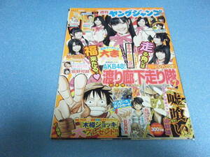 【雑誌グラビア切り抜き】AKB48渡り廊下走り隊７　杉ありさ　荻野可鈴　松山ケンイチ（インタビュー）　ヤングジャンプ　20110217　ワンピ