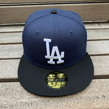 米国正規品 【7】 NEWERA ニューエラ 59FIFTY ロサンゼルス ドジャース LA Dodgers 限定 ‘88年 ワールドシリーズ Cooperstown 紺 黒_画像4