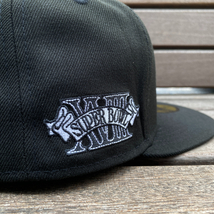 USA正規品 【7.5/8】 限定 NEWERA ニューエラ 59FIFTY キャップ NFL 第18回 スーパーボウル XVIII ラスベガス レイダース RAIDERS 白黒_画像6