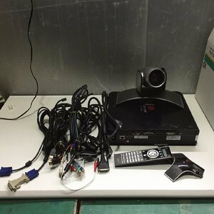 □ポリコム/ Polycom テレビ会議システム　MPTZ-9　HDX6000 付属品多数　　＜B1028C17＞