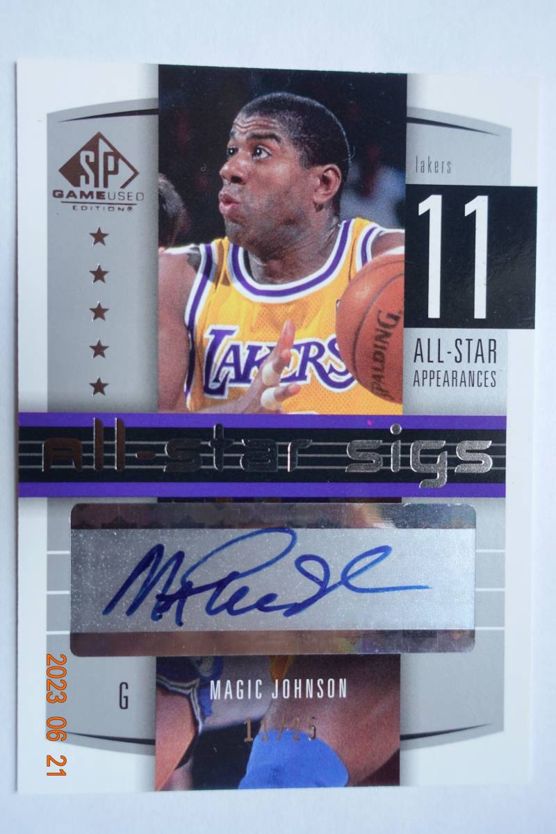 高級素材使用ブランド (値引き可)Magic Johnson ジャージーサイン