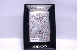 ☆新品・未使用☆　Zippo　ジッポー　RAVE　両面加工　ハル&エリー　アニメ　ライター