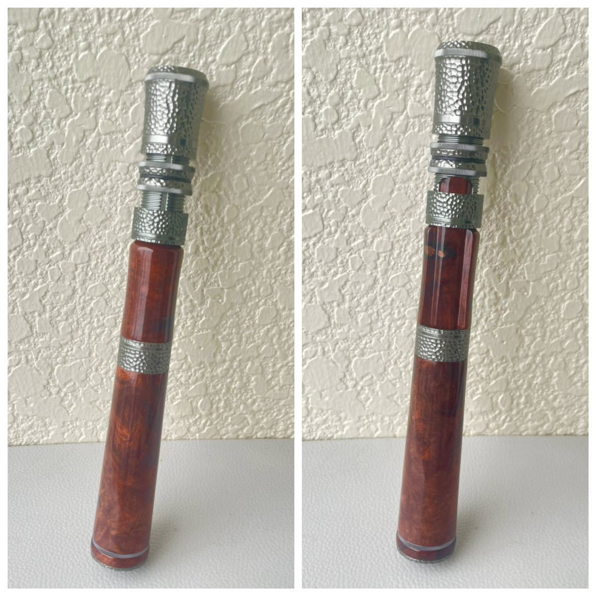 ☆極上紅花梨瘤杢・クレーター紋金具☆ 極上品 超希少 葡萄瘤