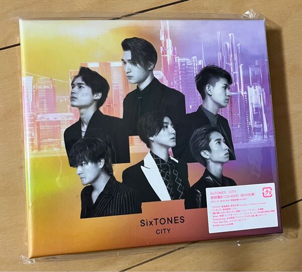 【新品】SixTONES CITY初回限定盤b DVD