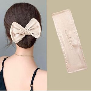 デフトバン お団子ヘアメーカー デフトバンド ヘアアクセ ベージュ