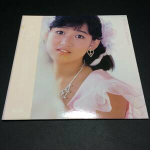  beautiful record obi attaching sinterela debut album Okada Yukiko LP analogue record record album idol 80 period peace mono 