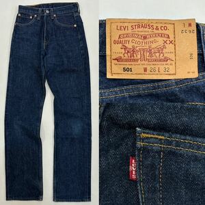 90s USA made Levi's Levi's 501 6501 FOR WOMEN W26 button stamp 544 lady's American made American Casual Vintage strut jeans Denim 