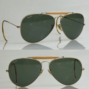 90's vintage B&Lレイバン アウトドアーズマンⅡ 2 62㎜ G-15 ゴールド ビンテージ ボシュロム ティアドロップ USA ray-ban 廃盤