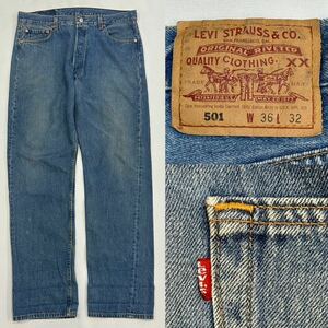 90s 96年製 USA Levi's リーバイス 501-6115 501 W36 L32 米国製 アメカジ ビンテージ ジーンズ デニム