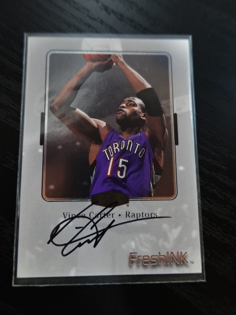 超絶レア初期最高級版/75 Auto 12 Panini GS Vince Carter