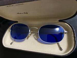 GIORGIO ARMANI Vintage frame ITALY made sunglasses glasses blue lens 