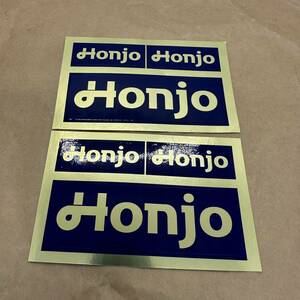 HONJO / デカール 2枚SET NEW OLD STOCK