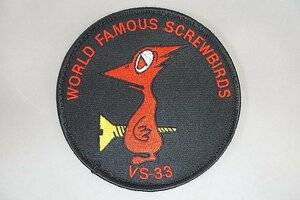 ★ WORLD FAMOUS SCREWBIRDS VS-33 スクリューバード ワッペン／パッチ ベルクロなし