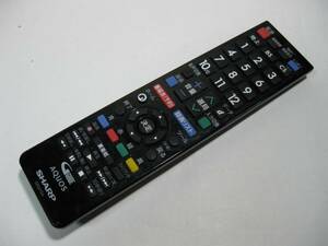 5☆SHARP/シャープ AQUOS テレビ用リモコン GB221SA☆