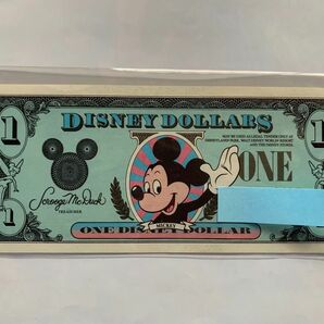 ディズニーダラー1ドル札 Disney dollars