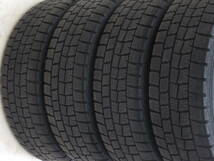 トヨタ NHP10アクア中期純正スチール 5.5J-15 off+45 pcd100/4H 185/60R15 山有りスタッドレス付き4本 カローラフィールダー,ヴィッツ等！_画像10