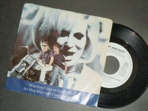 PET SHOP BOYS & DUSTY SPRINGFIELD What Have I Canada record single 