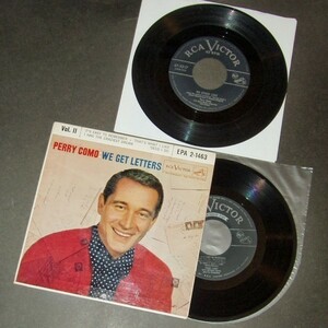 PERRY COMO アメリカ盤シングルとカナダ盤EPの2枚セット RCA Victor