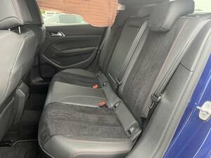 3-38 H28 year Peugeot 308 GTI latter term T95G05 original rear seats ASSY bearing surface the back side after part seat T9 black half leather 