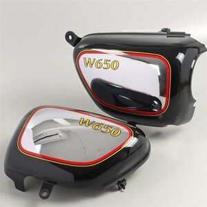 ♪W650/EJ650A 他年式流用 限定 クロームメッキ サイドカバー 左右SET (K0529A10)2005年式