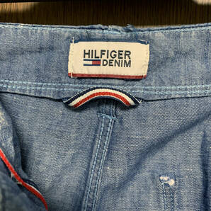 W34 TOMMY HILFIGER DENIM / トミーヒルフィガー デニム 混麻 ヴィンテージ調 ベーカーの画像6