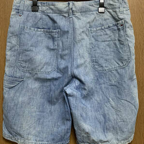 W34 TOMMY HILFIGER DENIM / トミーヒルフィガー デニム 混麻 ヴィンテージ調 ベーカーの画像2