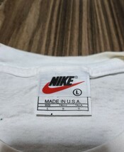 90年代 当時物 NIKE AIR Tシャツ Lサイズ ホワイト オールド ナイキ ヴィンテージ_画像5