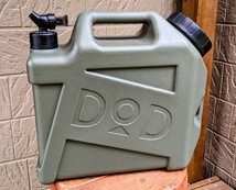 DOD(ディーオーディー) ジミニータンク 水専用 ウォータータンク 10L キャンプ用水タンク オリーブ_画像1