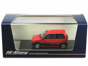 ハイストーリー 1/43 ダイハツ ミラ ターボ TR-XX (L70V型) 1985 レッドII (HS423RE)