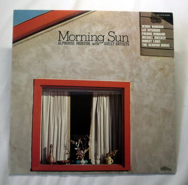 ジャズLP「アルフォンス・ムザーン/Morning Sun」Hハンコック Fハバード 盤面良好 音飛びなし全曲再生確認済み 注意:ジャケ解説にシミ