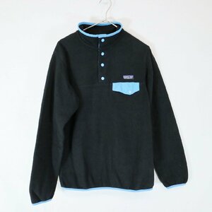 patagonia パタゴニア シンチラ スナップT フリースジャケット キャンプ ブラック ( レディース M ) 中古 古着 N1473