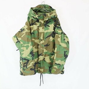 00s 米軍 実物 US.ARMY ゴアテックス パーカージャケット ミリタリー アメリカ軍 軍服 戦闘服 迷彩柄 ( メンズ L-R ) 中古 古着 M9533