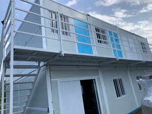 2 ream . warehouse super house container house custom-made temporary office work place folding unit house work place 