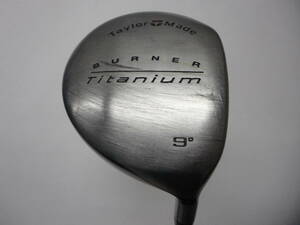 ★即決！★TaylorMade/テーラーメイド★メンズ右打ち用ドライバー/1番ウッド/1W★BURNER Titanium★BUBBLEシャフト★S★9°★