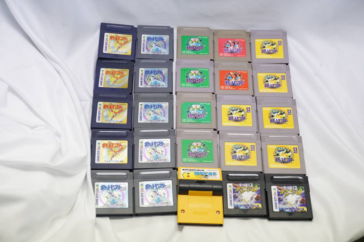 爆買い!】 ゲームボーイ ポケモン ポケットモンスター 赤青黄緑銀金