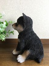 リアルでかわいい犬の置物♪　黒柴　柴犬　しば犬　シバ　子犬_画像4