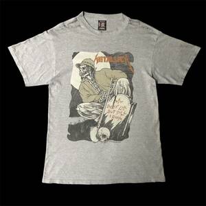 90s Giant by Tultex Metallica Pushead My Body Lie But Still I Roam Print Tee 1994 90年代 メタリカ パスヘッド Tシャツ vintage バンT