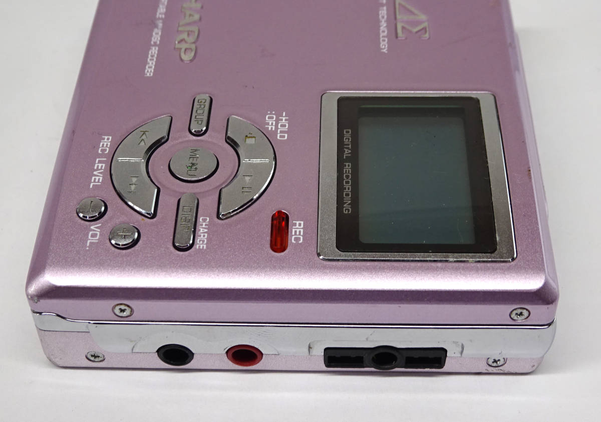 □録音×□SHARP MD ポータブルレコーダー MD-DR7 本体のみ | JChere