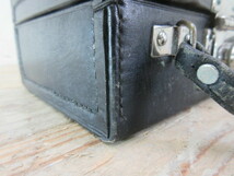 古い小さな革トランクN498　　　　アンティークディスプレイカバン帆布鞄船トランク店舗什器カフェ什器無垢材古家具_画像7