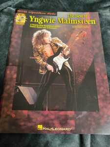 Yngwie Malmsteen ベストオブ『イングヴェイ・マルムステティーン　ギター楽譜（TAB.CD付）洋書　ギター抜きの演奏と模範演奏収録