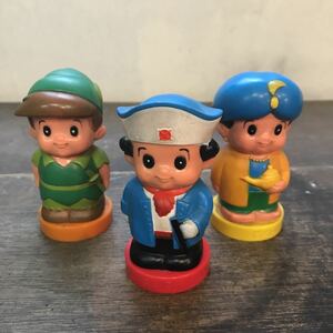 信ちゃん 飯能信用金庫 貯金箱 ソフビ FAIRY 3体 セット 人形 昭和レトロ ビンテージ コレクション