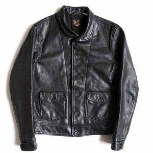 【名作】LEVI'S VINTAGE CLOTHING【Menlo COSSACK Leather Jacket】S コサック A-1 レザー ジャケット LVC 2306111