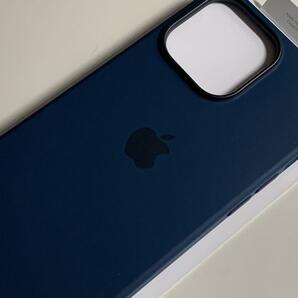 【新品】アップル純正 iPhone 13 Pro シリコンケース・アビスブルー② - Aの画像3