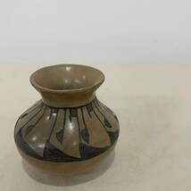 ビンテージ　民族　ネイティブ　インディアン　陶器　ハンドペイント　壺　花瓶　インテリア　雑貨　アンティーク　230609_画像2