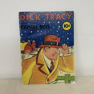 ビンテージ　80s DICK TRACY ディックトレーシー　警察　探偵　アメコミ　漫画　インテリア　雑貨　アンティーク　No9　230609