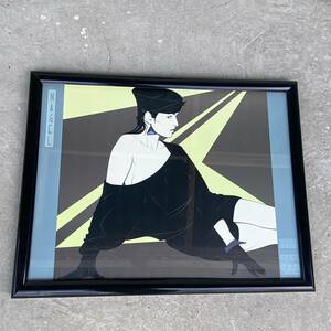 ビンテージ　80s NAGEL 　パトリック　ナゲル 東京　伊勢丹新宿　展覧会　アート　フレーム　ポスター　インテリア　雑貨　230619　