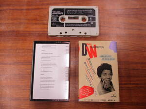 RS-4828【カセットテープ】 歌詞カードあり / ダイナ・ワシントン フェバリット・ソングス DINAH WASHINGTON Smoke Gets cassette tape