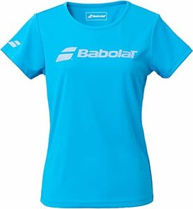 バボラ(Babolat) レディース テニスシャツ CLUBショートスリーブシャツ ブルー XL BWP1530C