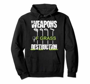 Weapons of Grass Destruction ゴルフクラブ ゴルフギャグギフト パーカー